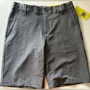 Boys All In Motion Grey Golf Shorts   Size 12